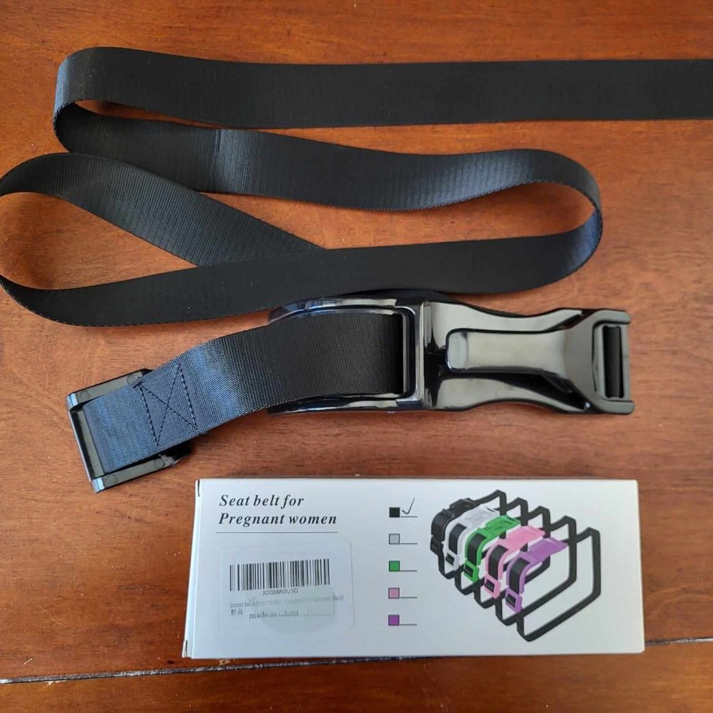 Pregnancy Bump Strap, Seat Adjuster for Moms - Seat Bump Strap for Protection